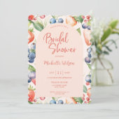 ベリースイートサマーワイルドベリー&フラワーズブライダル 招待状 (スタンド正面)