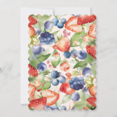 ベリースイートサマーワイルドベリー&フラワーズブライダル 招待状 (裏面)