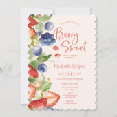 ベリースイートサマーワイルドベリー&フラワーズブライダル 招待状 (正面)