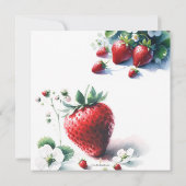 ベリースイートサマー男女兼用ベビーシャワー 招待状 (裏面)