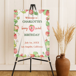 ベリースイートジェンダーニュートラル最初の誕生日へようこそ アクリルサイン