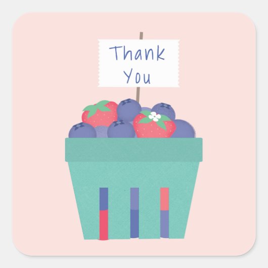 ベリースイートステッカー スクエアシール (正面)