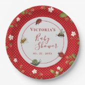 ベリースイートストロベリーウォーターベビー ペーパープレート (正面)