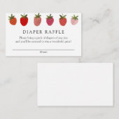 ベリースイートストロベリーオムツラッフルインサートカード エンクロージャーカード (正面/裏面)