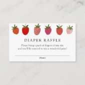 ベリースイートストロベリーオムツラッフルインサートカード エンクロージャーカード (正面)