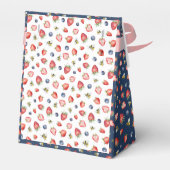 ベリースイートストロベリーガールベビーシャワーお気に入りボックス フェイバーボックス (裏面サイド)