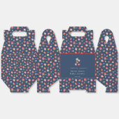 ベリースイートストロベリーガールベビーシャワーお気に入りボックス フェイバーボックス (見開き)