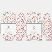 ベリースイートストロベリーガールベビーシャワーお気に入りボックス フェイバーボックス (見開き)