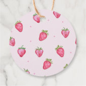 ベリースイートストロベリーガールベビーシャワー フェイバータグ (裏面)