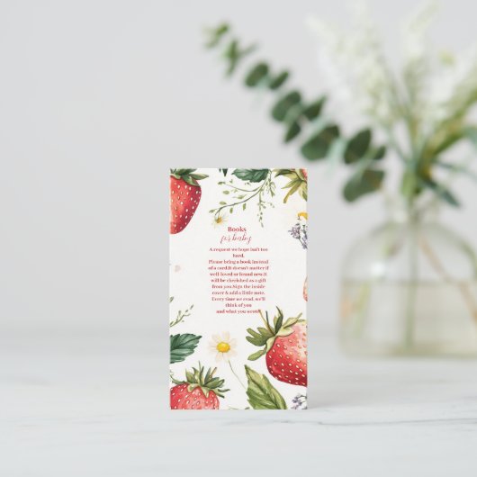 ベリースイートストロベリーガールベビーブックスベビー エンクロージャーカード (スタンド正面)