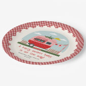ベリースイートストロベリーキャンパーベビーシャワー ペーパープレート (アングル)