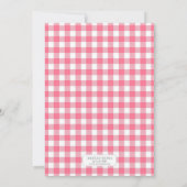 ベリースイートストロベリーテーマガールズ誕生日 招待状 (裏面)