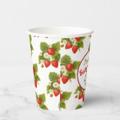 ベリースイートストロベリーテーマベビーシャワー 紙コップ (右)