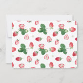 ベリースイートストロベリーバースデーパーティーの写真 サンキューカード (裏面)