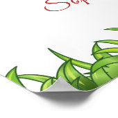 ベリースイートストロベリーパーティーウェルカムサイン ポスター (角)