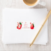 ベリースイートストロベリーパーティー差出人住所ラベル ラベル (インサイチュ)