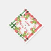 ベリースイートストロベリーパーティー スタンダードカクテルナプキン (角)