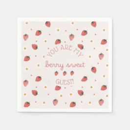 ベリースイートストロベリーファーマーズマーケット スタンダードカクテルナプキン
