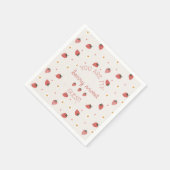 ベリースイートストロベリーファーマーズマーケット スタンダードカクテルナプキン (角)