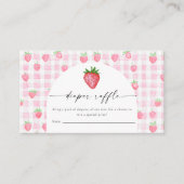 ベリースイートストロベリーベイシャワー囲いカード エンクロージャーカード (正面)