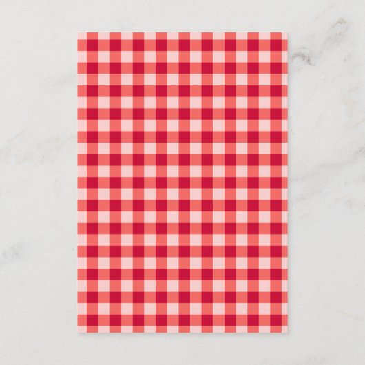 ベリースイートストロベリーベビーシャワーありがとう エンクロージャーカード (裏面)