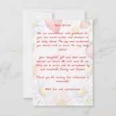 ベリースイートストロベリーベビーシャワー サンキューカード (裏面)