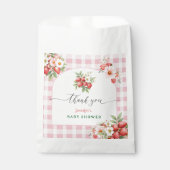 ベリースイートストロベリーベビーシャワー フェイバーバッグ (正面)