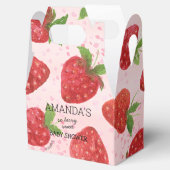 ベリースイートストロベリーベビーシャワー フェイバーボックス (オープン)