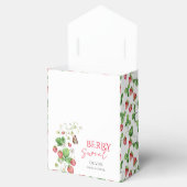 ベリースイートストロベリーベビーシャワー フェイバーボックス (オープン)