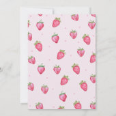 ベリースイートストロベリーベビーシャワー 招待状 (裏面)