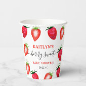 ベリースイートストロベリーベビーシャワー 紙コップ (裏面)