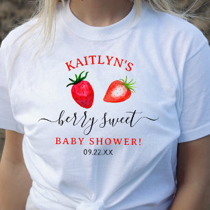 ベリースイートストロベリーベビーシャワー Tシャツ