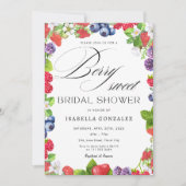 ベリースイートストロベリーワイルドベリーブライダルシャワー 招待状 (正面)