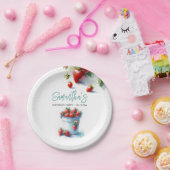 ベリースイートストロベリー紙プレート ペーパープレート (パーティー)