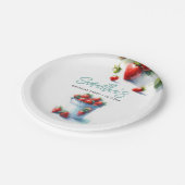 ベリースイートストロベリー紙プレート ペーパープレート (アングル)