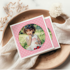 ベリースイートストロベリー1st誕生日パーティー スタンダードカクテルナプキン