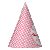 ベリースイートストロベリー1st誕生日パーティー パーティーハット (左)