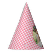 ベリースイートストロベリー1st誕生日パーティー パーティーハット (左)