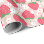 ベリースイートストロベリー1st誕生日パーティー ラッピングペーパー (ロールコーナー)