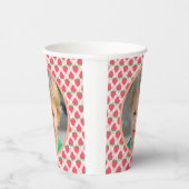 ベリースイートストロベリー1st誕生日パーティー 紙コップ (右)