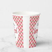 ベリースイートストロベリー1st誕生日パーティー 紙コップ (右)