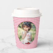 ベリースイートストロベリー1st誕生日パーティー 紙コップ (裏面)