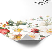 ベリースイートバウ赤ちゃんシャワーへようこそ ポスター (角)