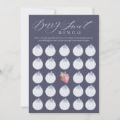 ベリースイートビンゴベビーシャワーゲームカード 招待状 (正面)