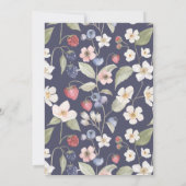 ベリースイートビンゴベビーシャワーゲームカード 招待状 (裏面)