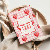 ベリースイートピンクのおむつラッフル エンクロージャーカード