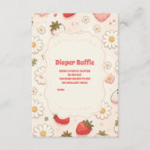 ベリースイートピンクコケットベビーディッパーラッフル エンクロージャーカード (正面)