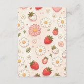 ベリースイートピンクコケットベビーディッパーラッフル エンクロージャーカード (裏面)