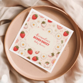ベリースイートピンクコケットベビー スタンダードカクテルナプキン