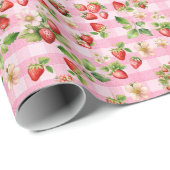 ベリースイートピンクジンガムラッピング紙 ラッピングペーパー (ロールコーナー)
